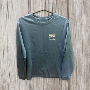 VANS Shirt Women’s logo skating hipster long sleeve M